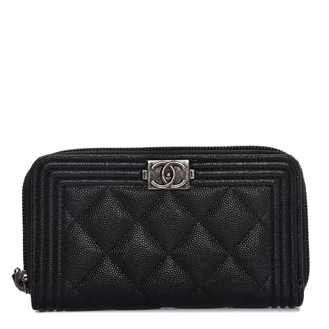 chanel boy zipped wallet|chanel boy small wallet.